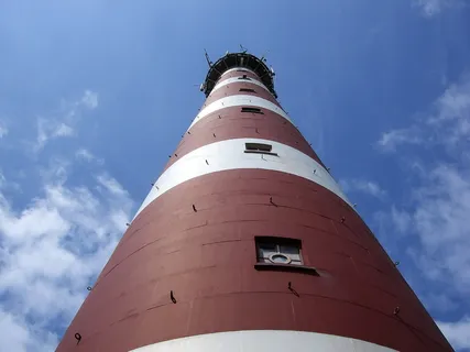 建筑,灯塔,安全,海岸警卫队,红,白,塔,荷兰 建筑,灯塔,安全,海岸警卫队,红,白,塔,荷兰