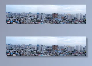 照片，城市建筑，多云，天空，风景，胡志明市，越南，城市