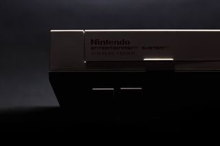 任天堂娱乐系统特写照片