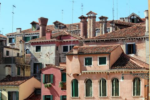 威尼斯，意大利，建筑，威尼斯，结构，建筑，建筑外墙