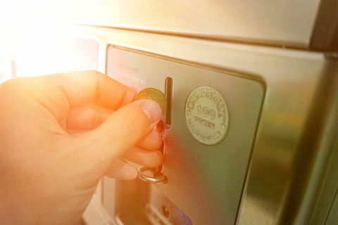 洗衣、机器、硬币、洗衣、清洁、电器、家用、清洁