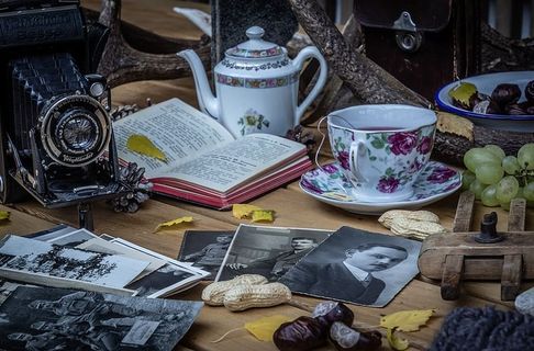 旧的，复古的，相机，照片，士兵，大战，档案，照片