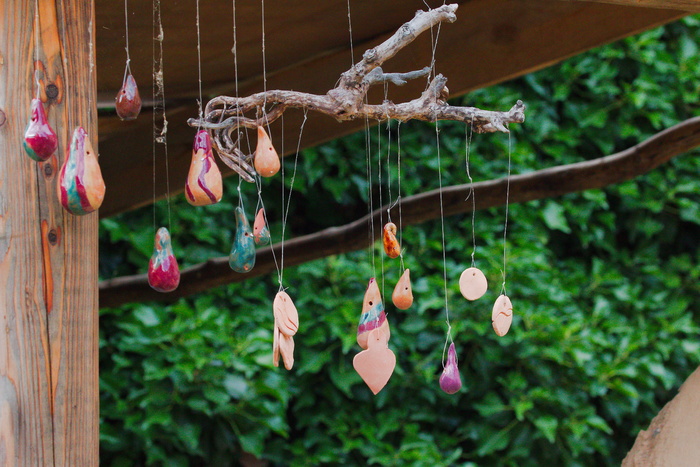 悬挂，木头，花园，植物，树，自然，木头，叶子