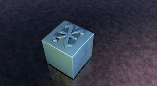 正方形, 灰色, 盒子, 黑色, 表面, X, 字母, 信