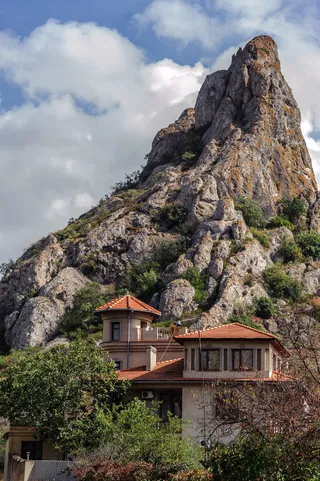 俄罗斯，克里米亚，度假胜地，自然，景观，夏天，山，石头