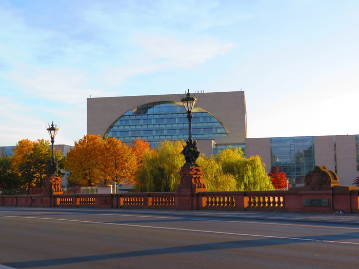 柏林、日落、黄昏、建筑、建筑结构、建筑外观、教育、现代