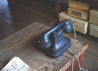 电话，电话，旧，模拟，模拟，复古，黑色，历史