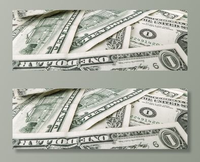 堆积如山的美元钞票、货币、美元、金融、美元、货币