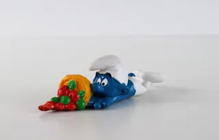 蓝精灵，蓝精灵，蹒跚学步，蹒跚学步，身材，玩具，装饰