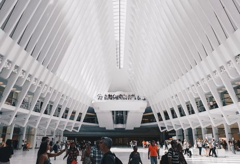 美国，纽约，oculus，贸易中心，商场，白色，美观，干净