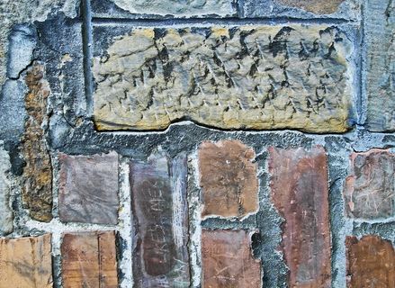 砖、小路、走道、墙、人行道、人行道、石板、鹅卵石