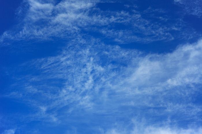 天空有云、空气、大气层、背景、蓝色、明亮、气候、云