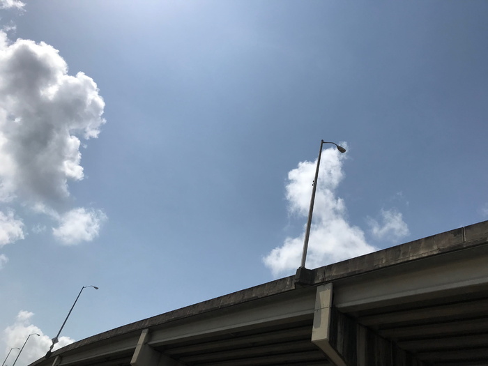 美国，新奥尔良，高速公路，路，蓝色，云，天空，光