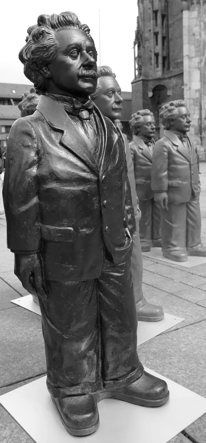 阿尔伯特·爱因斯坦，物理学，雕像，项目，ulm，相对论，科学，真人