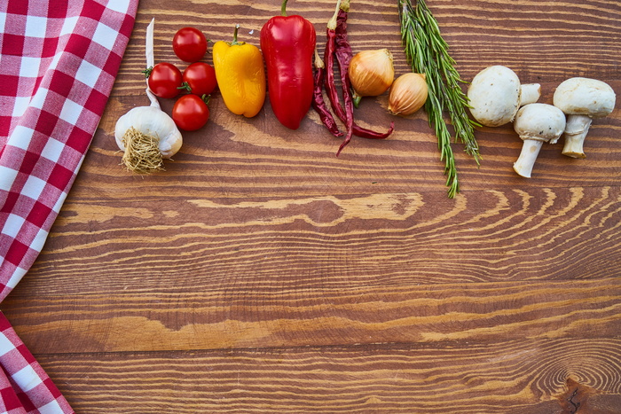 香料、棕色、木质、餐桌、食品、蔬菜、蘑菇、胡椒