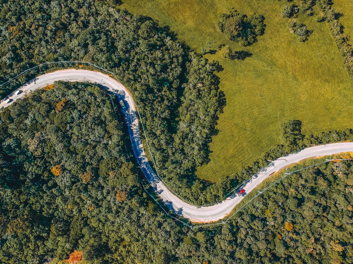 道路航空摄影
