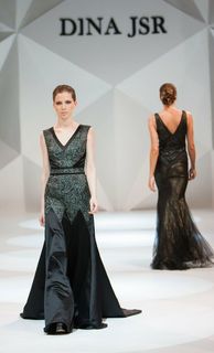 女性，步行，舞台，时装秀，时装，T台，模特，女性