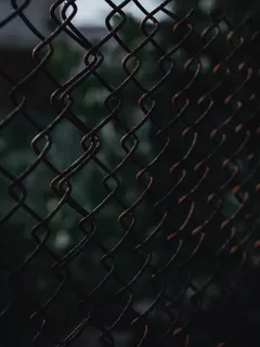 栅栏、格栅、链条、纹理、图案、泥、安全、钢