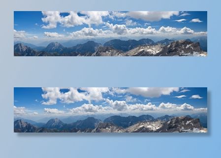 zugspitze，阿尔卑斯山，岩石，全景，天空，zugspitze山体，壮丽，远景