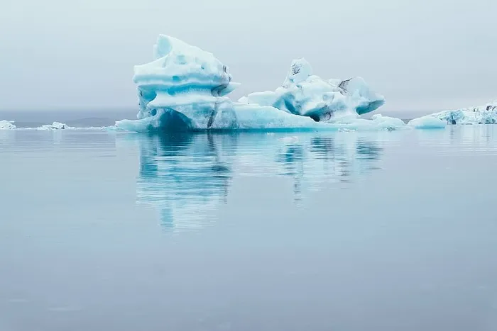 冰山，身体，水，海，海洋，自然，冰，冰山