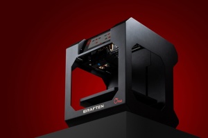 打印机，3d，graften，他们，红色，技术，红色背景，室内