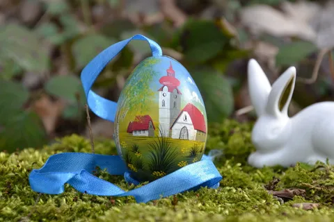 复活节，复活节彩蛋，彩色，彩蛋，彩色，彩色，春天，复活节巢