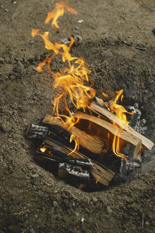 罗马尼亚，比卡兹，夜晚，篝火，摄影，露营，火，自然