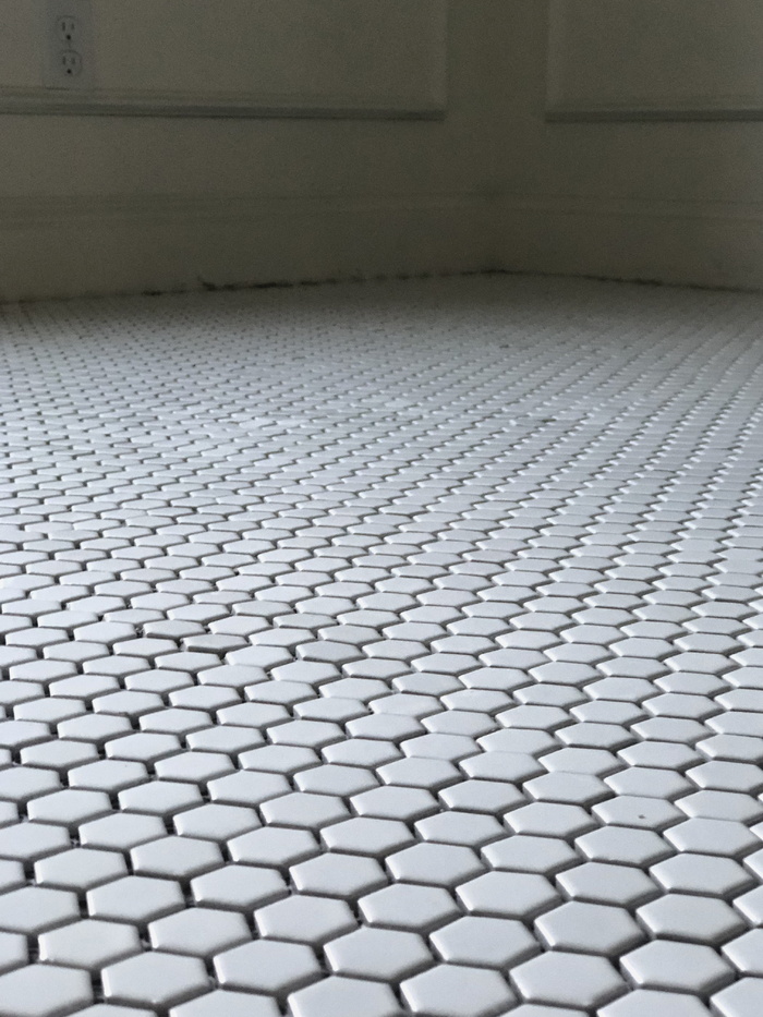 美国，堪萨斯城，2 nw 47街，房间，瓷砖，静物，六边形，地板