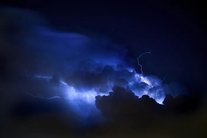 雷电雷雨、闪电、天气、天空、自然、雷电、光、危险
