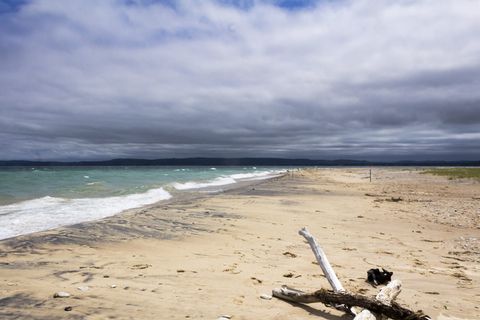 美国，睡熊沙丘国家湖岸，沙丘，风景，云，云景，风暴，海浪