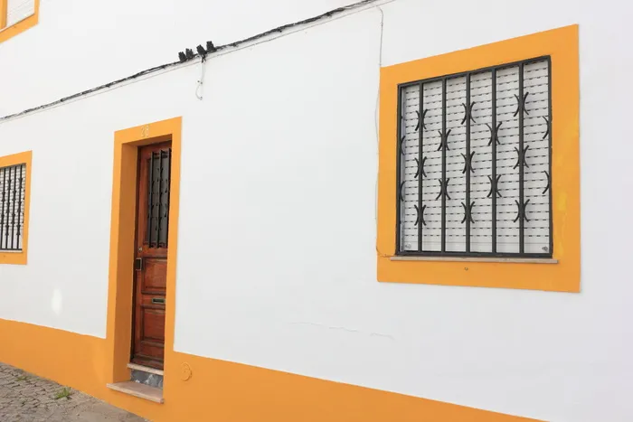 葡萄牙，埃沃拉，街道，窗户，门，建筑，建筑外观，建筑结构