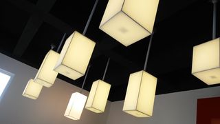 pape，l灯，柔性pvc，炸薯条，照明设备，照明，无人，悬挂