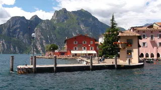 湖，意大利，加尔达，山脉，假日，加尔达，山脉，景观，水