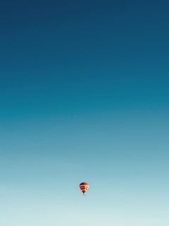 漂浮，热，气球壁纸，红，白，空气，气球，热气球