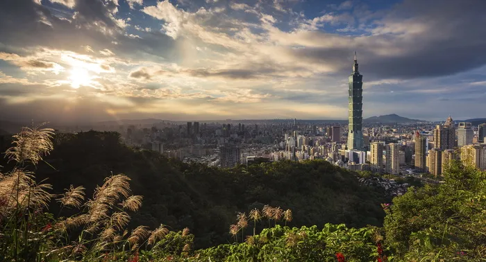 自然，景观，云，天空，城市，城市，塔，建筑