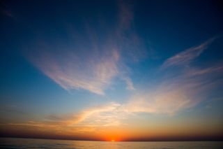 自然, 北欧, 海, 晚上, 日落, 太阳, 阳光明媚, 阳光