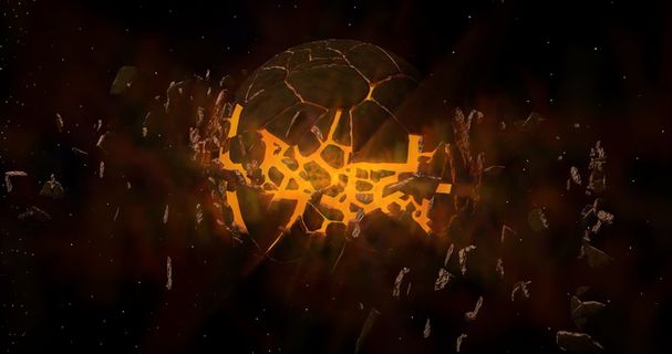 行星，毁灭，太空，爆炸，碎片，世界末日，末日，启示录