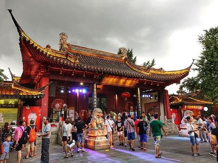 福子庙，夫子庙, 中国南京，孔子，旅游景点，游客，寺庙