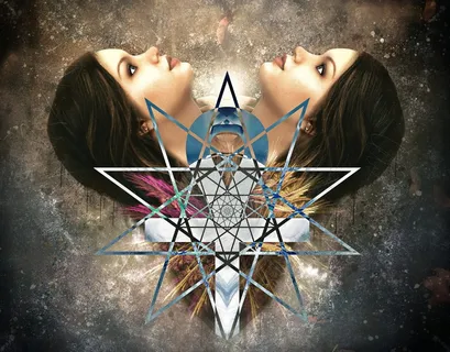 二、女主角、明星插画、哥特式、黑暗、幻想、深奥、二元性