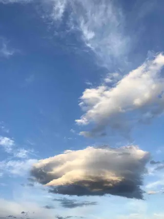 挪威，天空，云，云，蓝色，云天，低角度观看，自然之美