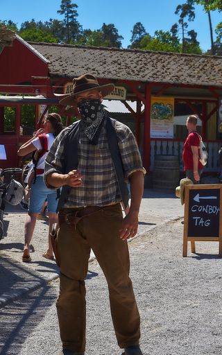 瑟恩城堡、主题公园、牛仔、西部、西部城市、乐趣、儿童、景点