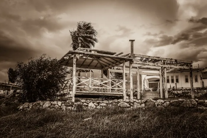 建筑、废弃、破旧、破碎、腐朽、建筑、破坏、忧郁