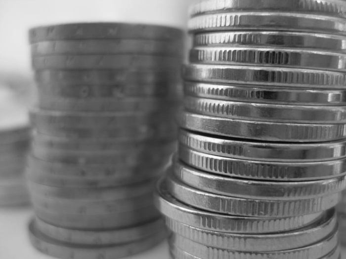 硬币、货币、白银、帝国、财富、堆栈、货币、金融