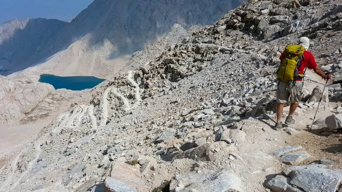 美国, 惠特尼山, 徒步旅行, 攀登, 99, 折返, 开关, 惠特尼