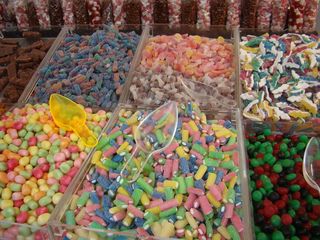 糖果，节日，食品，市场，吃，展示，糖果，儿童