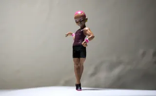 玩具, 塑像, 小, 可爱, 日本, 动画片, 动漫, 电视