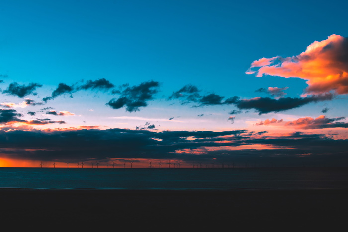 日落景观, 海滩, 云, Cloudscape, 黄昏, 天堂, 地平线, 景观