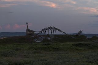 挪威，瓦尔多，瓦尔德，芬马克，恐龙，鲸鱼，维京船，地标