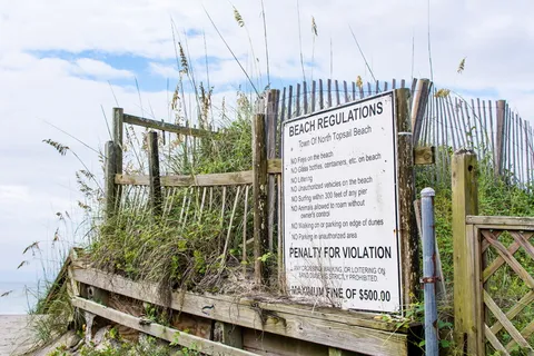 美国，北topsail海滩，topsail沙滩，惩罚，码头，grungy，度假，海洋