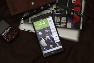 手机、技术、书籍、黑莓、通信、无线技术、连接、桌子